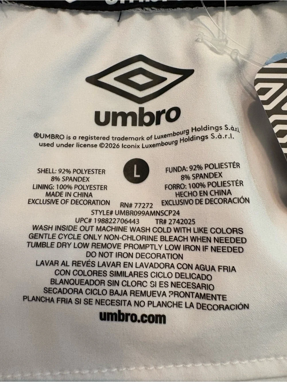 UMBRO Team USA World Cup Pullover Jacket Size  L, New With Tags!